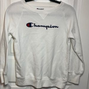 White Champion Hoodie 🤍
